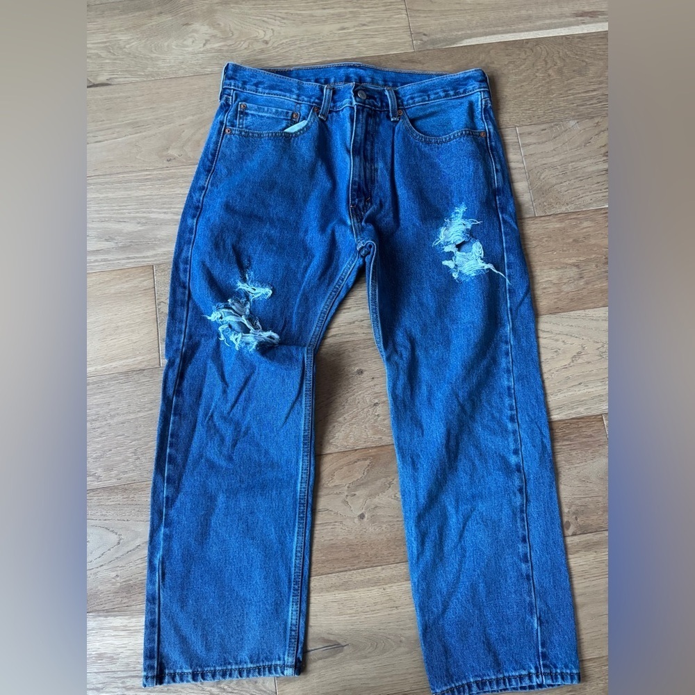 Levis relaxed fit 505 jeans 36x29